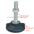 Nylon machinery leveling adjustable foot leveler leg